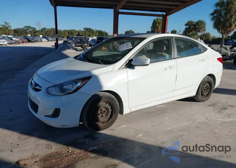 2014 Hyundai Accent Gls z USA, uszkodzony, nr VIN KMHCT4AE1EU630627